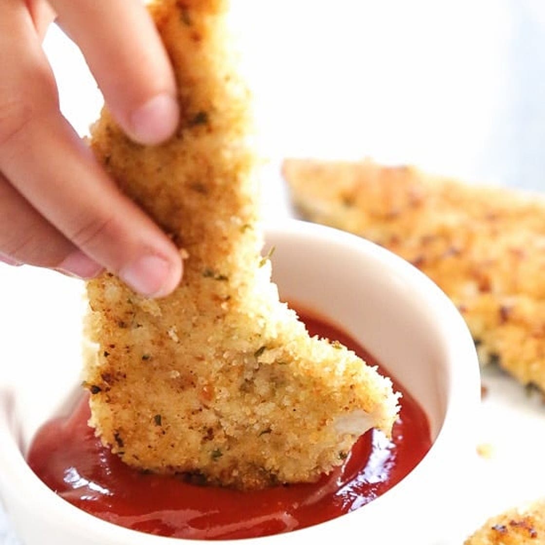 Pickle-Brined Baked Chicken Tenders