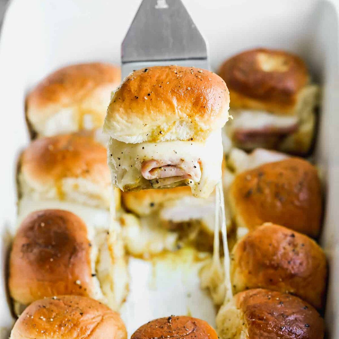 Ham and Swiss Sliders