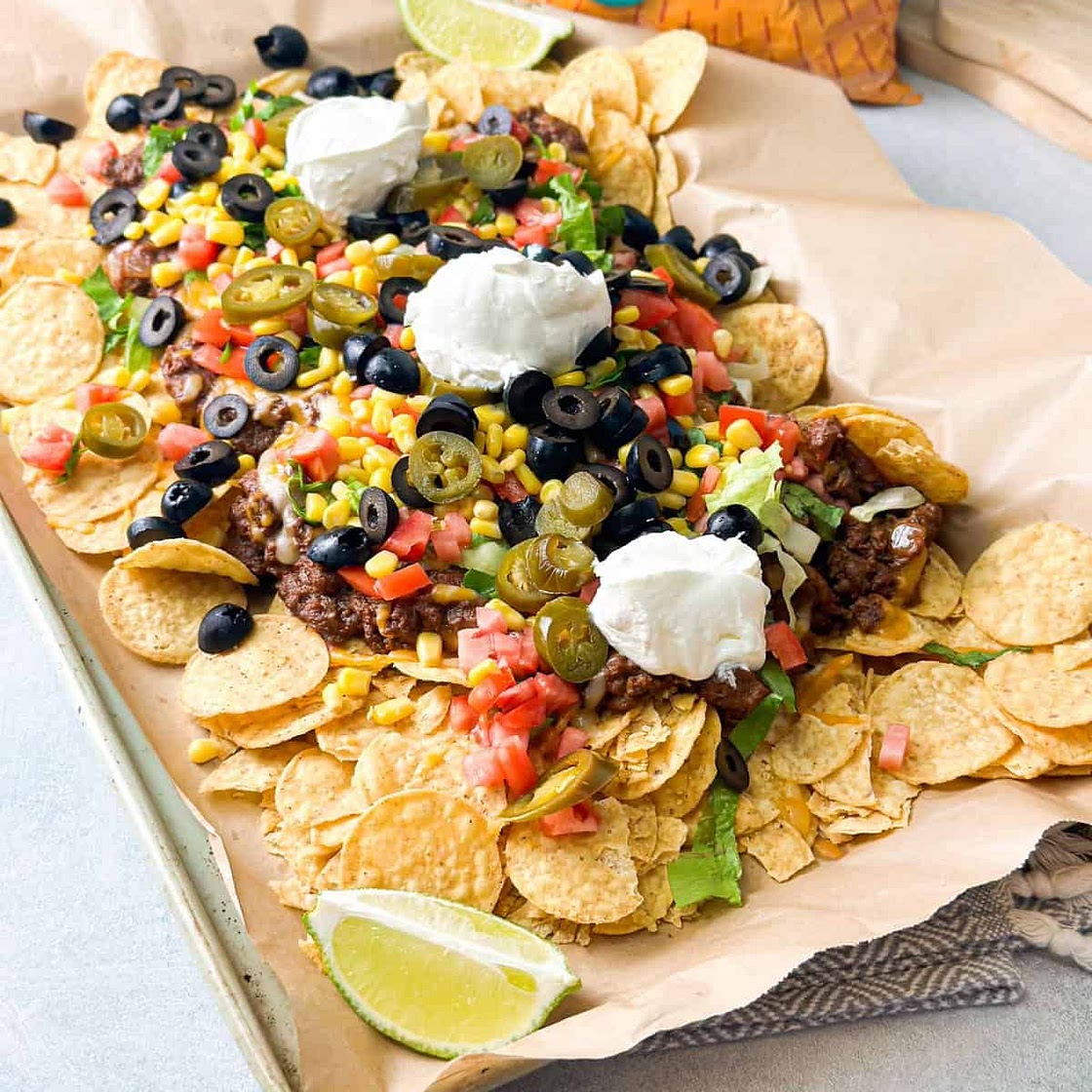 Super Loaded Taco Nachos