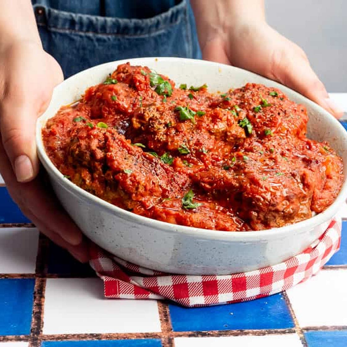Nonna's Meatballs In Tomato Sauce - Polpette Di Nonna