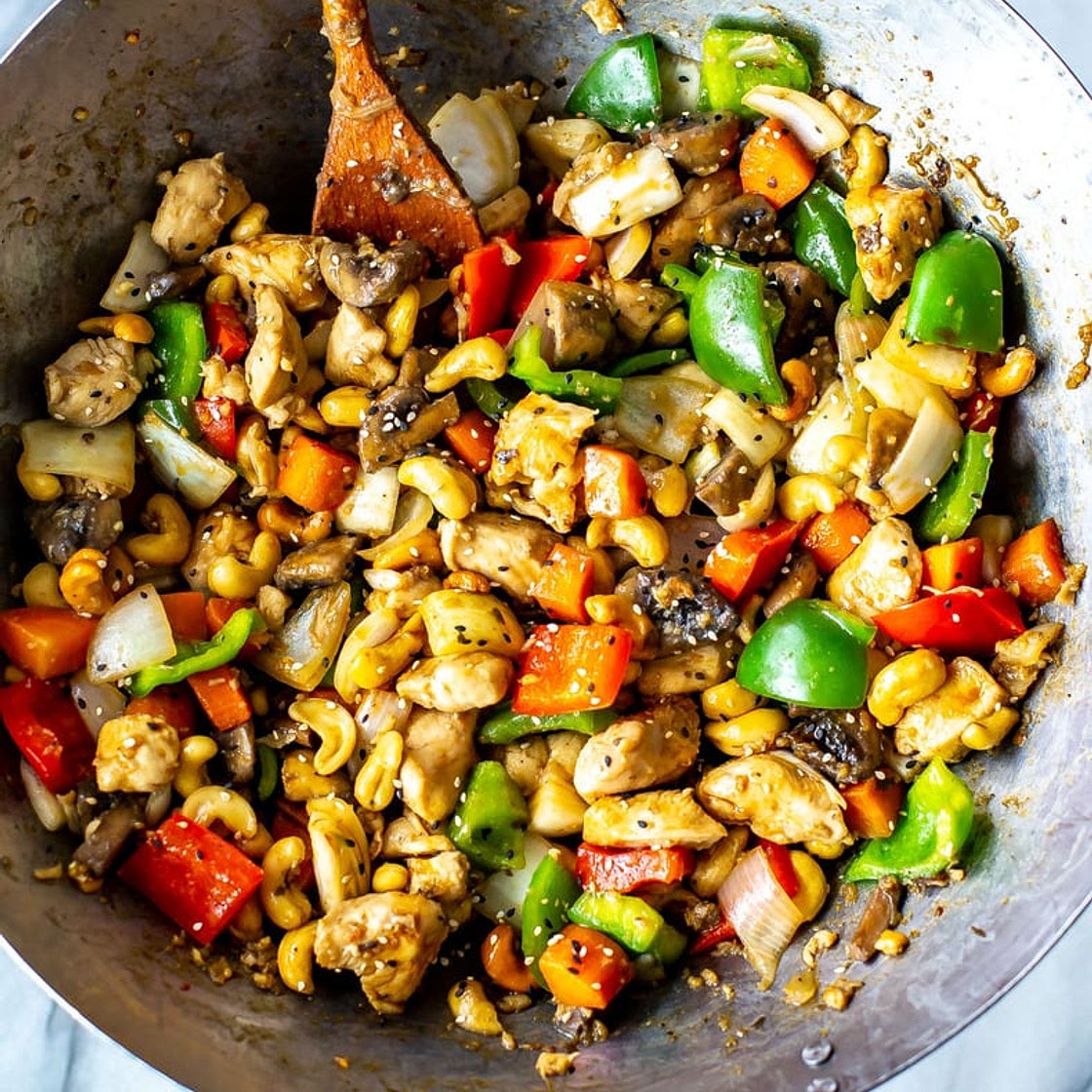 Easy Cashew Chicken {30-Minute Meal}