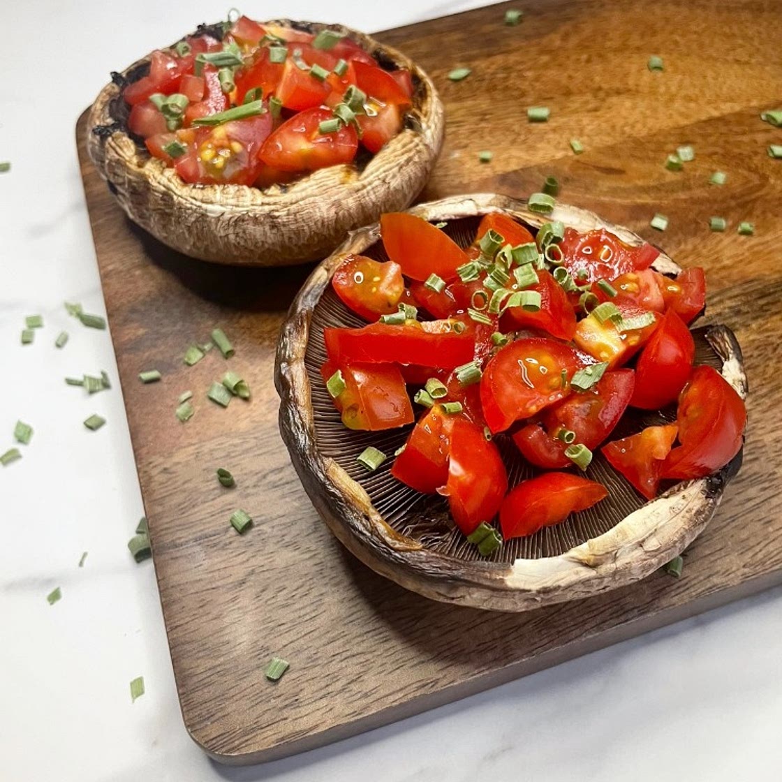 Grilled Portobello Bruschetta