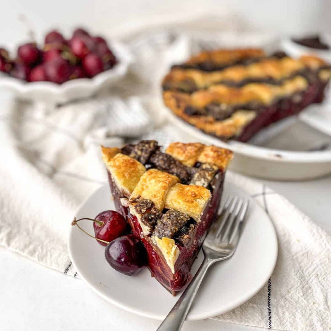 Chocolate Cherry Pie