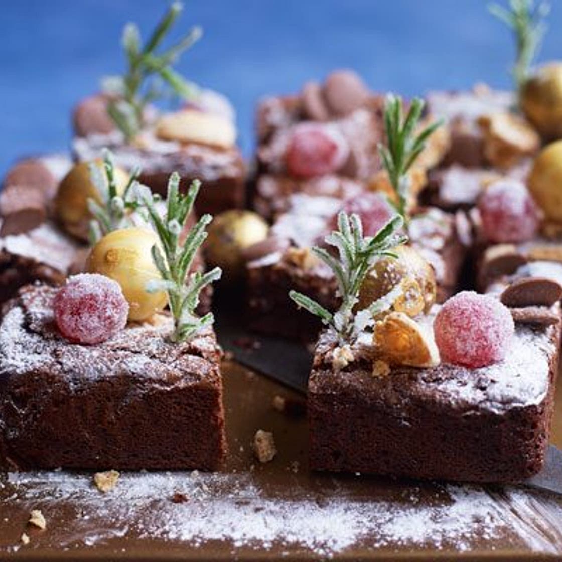 Christmas brownies