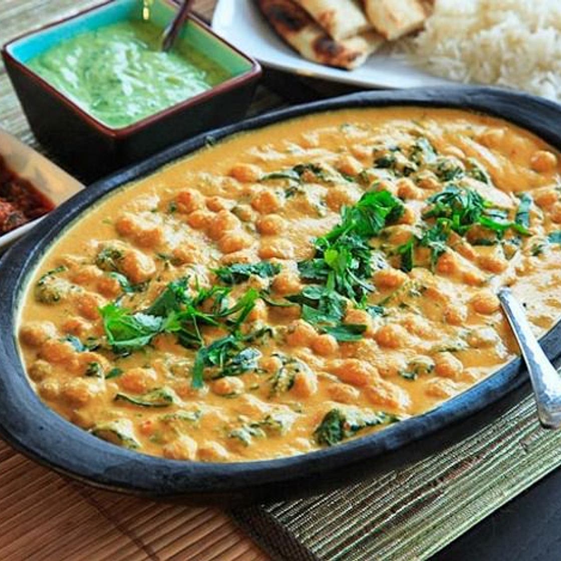 Chickpea, Coconut, and Cashew Curry Recipe