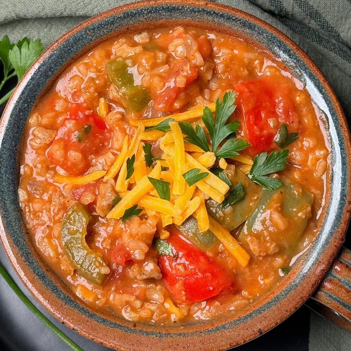 Vegan Stuffed Pepper Soup