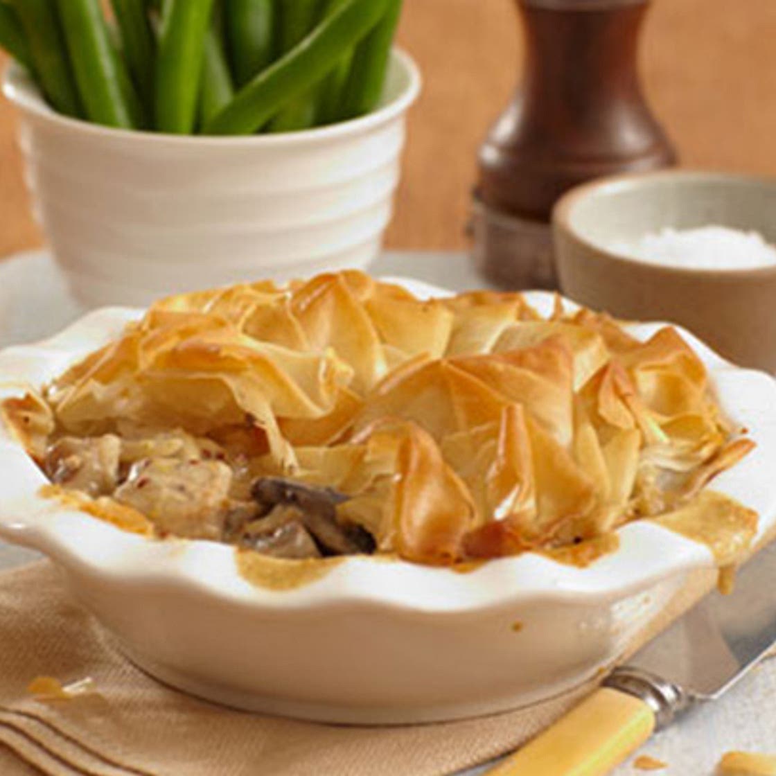 Pork, Wild Mushroom & Wholegrain Mustard Pie
