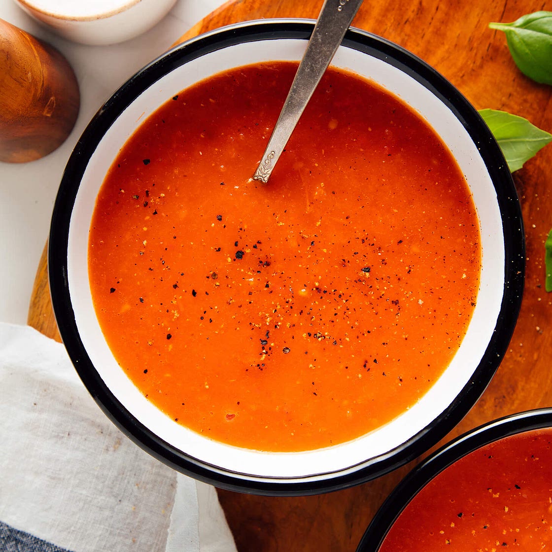 Roasted Red Pepper and Tomato Soup