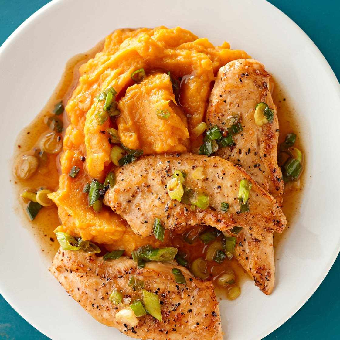 Maple-Glazed Chicken with Sweet Potatoes