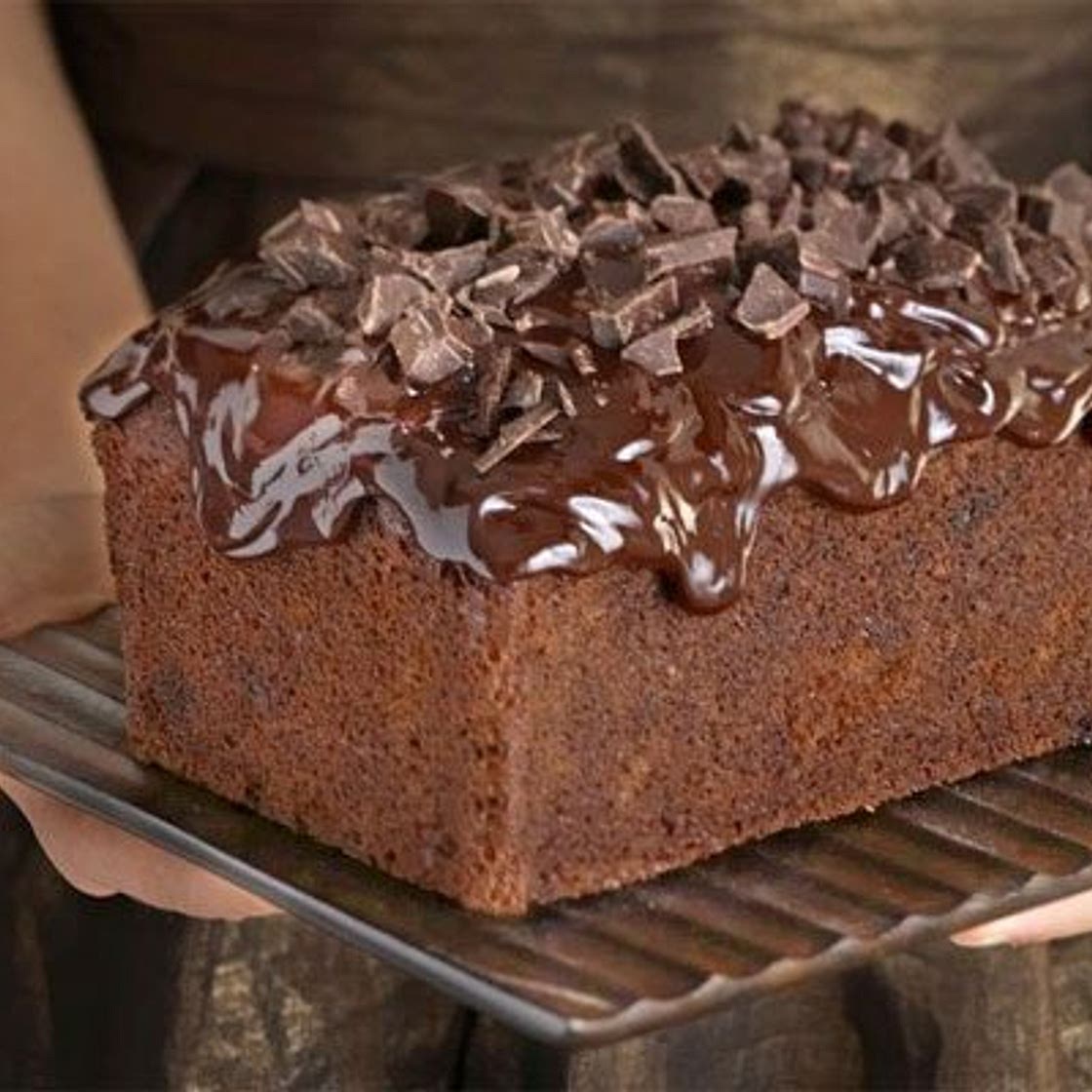 Dense & dark chocolate loaf