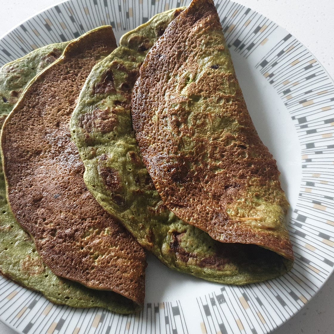 Moong Daal Palak Dosa