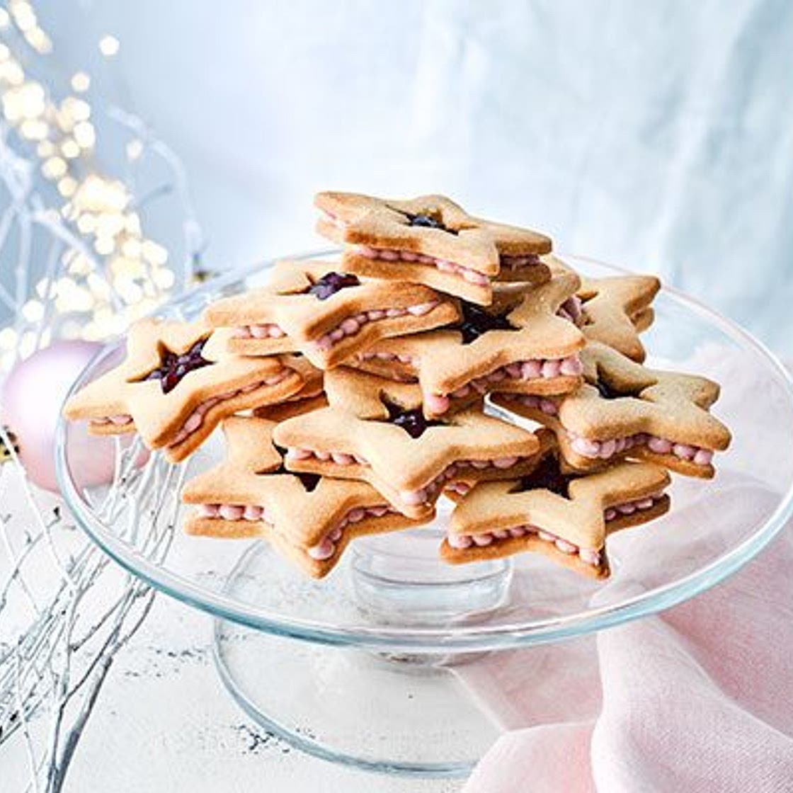 Jammy star cookies