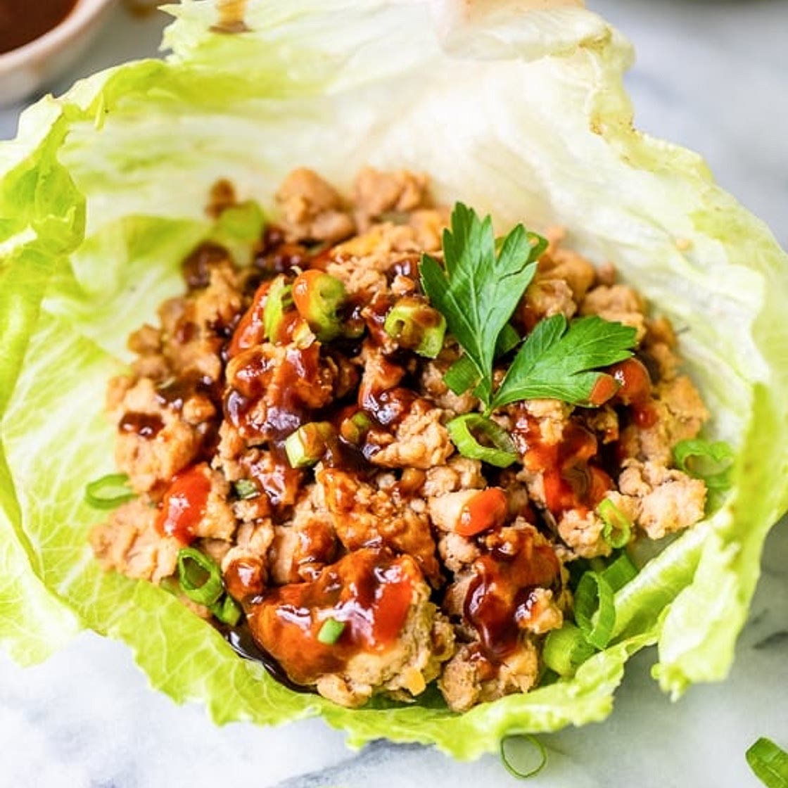 Asian Chicken Lettuce Wraps