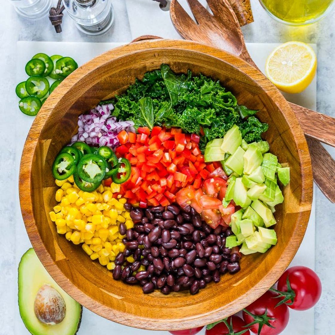 Fiesta Honey + Lime Kale Salad Recipe