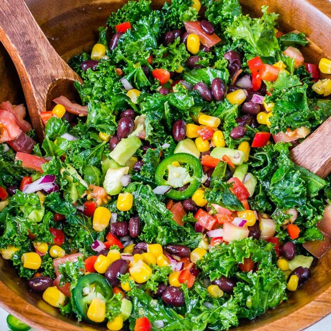 Fiesta Honey + Lime Kale Salad Recipe