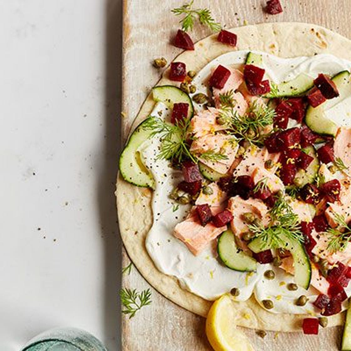 Scandi-style flatbread