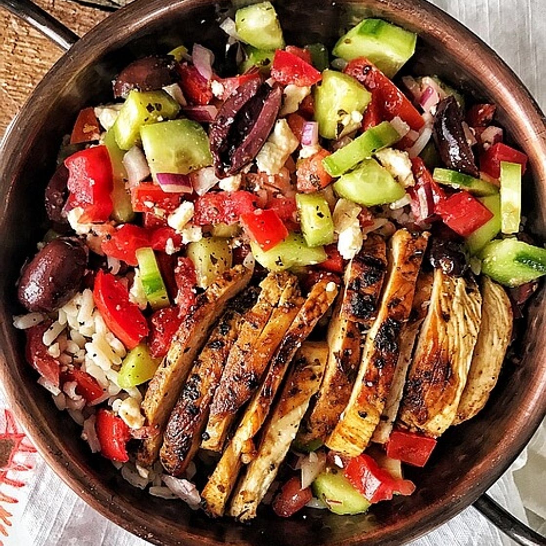 Greek Chicken Bowls