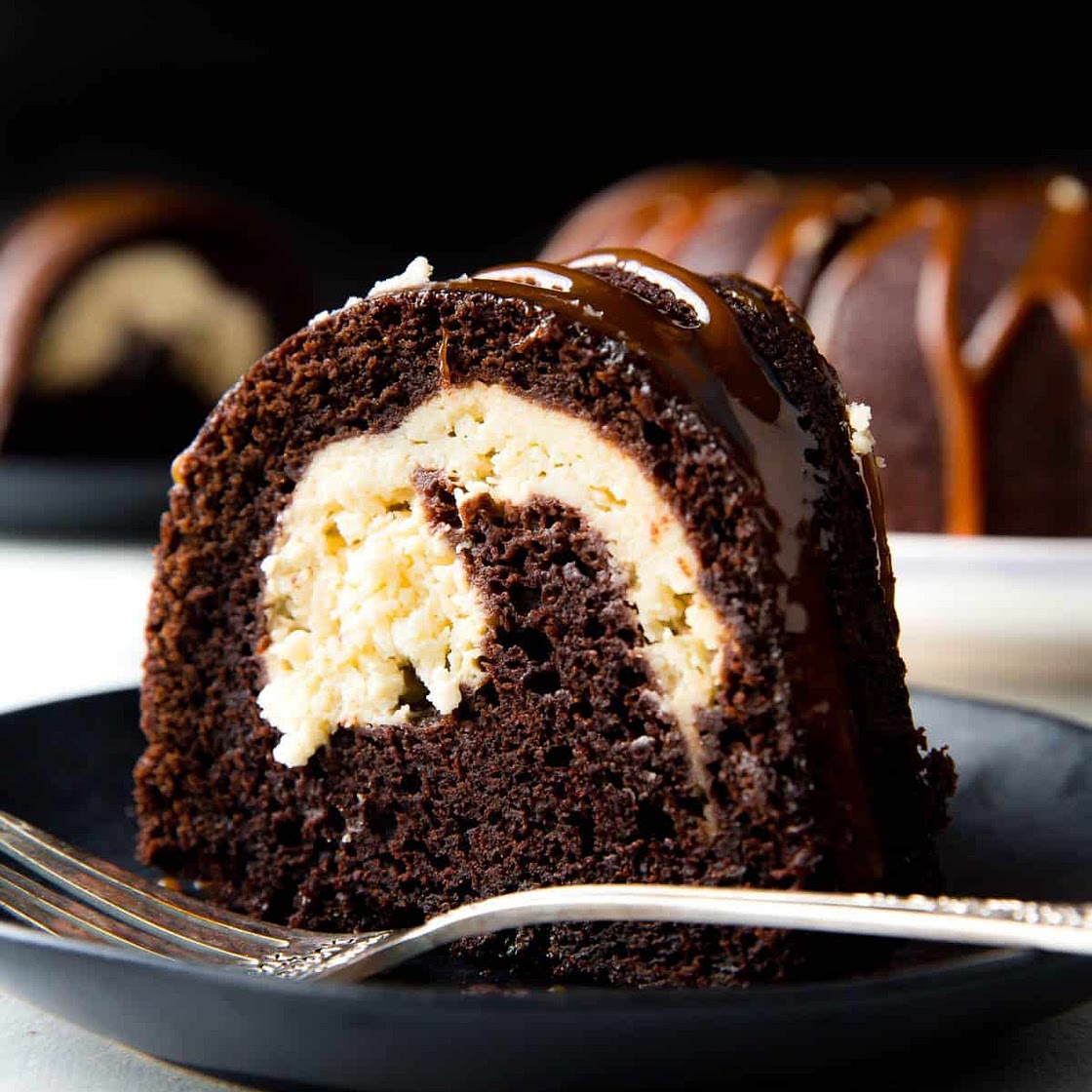 Chocolate Cream Cheese Bundt Cake