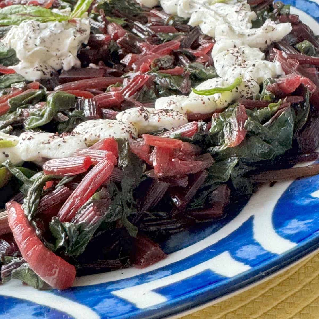 Easy Sautéed Beet Greens Recipe with Creamy Garlic Yogurt