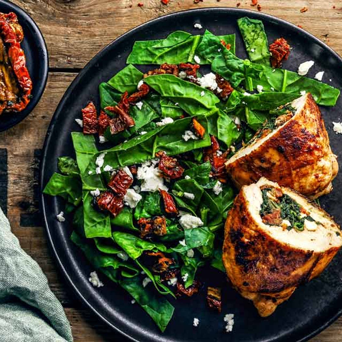 Stuffed Chicken Breast with Feta & Spinach
