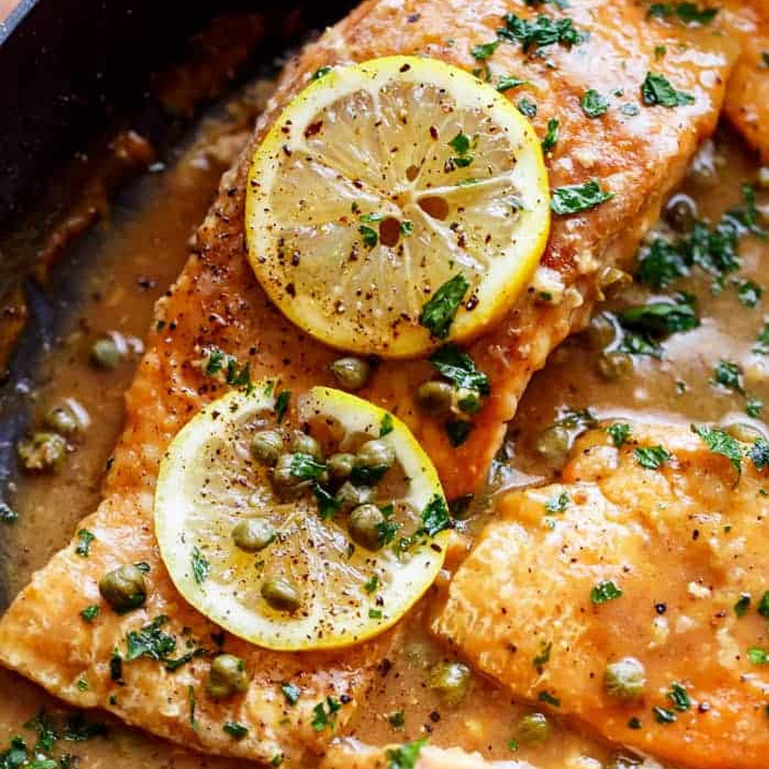 Salmon Piccata