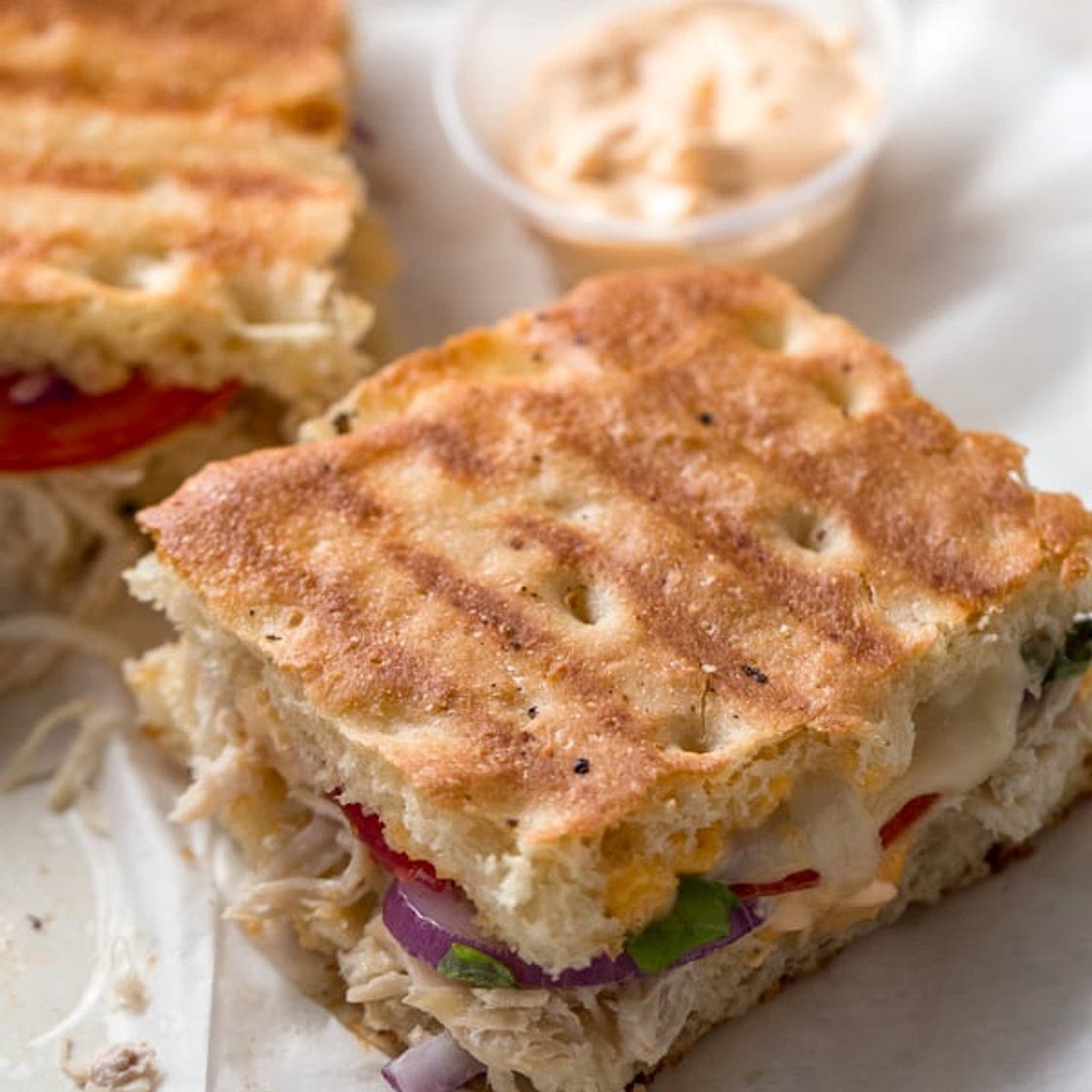 Frontega Chicken Panini Sandwich Recipe {Panera Bread Copycat}