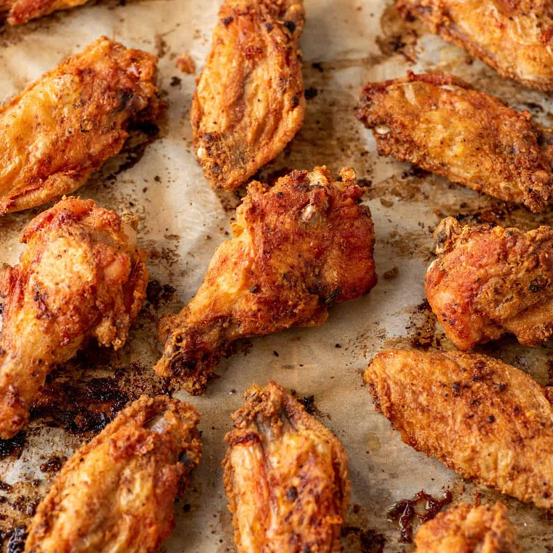 Oven Fried Crispy Baked Chicken Wings Recipe