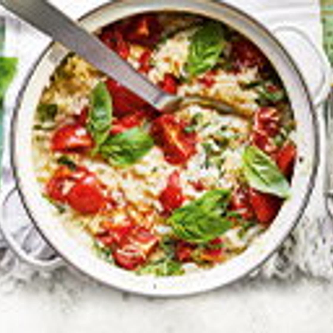 Roasted tomato risotto