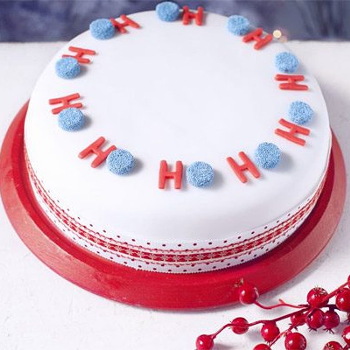Ho, Ho, Ho, Merry Christmas cake
