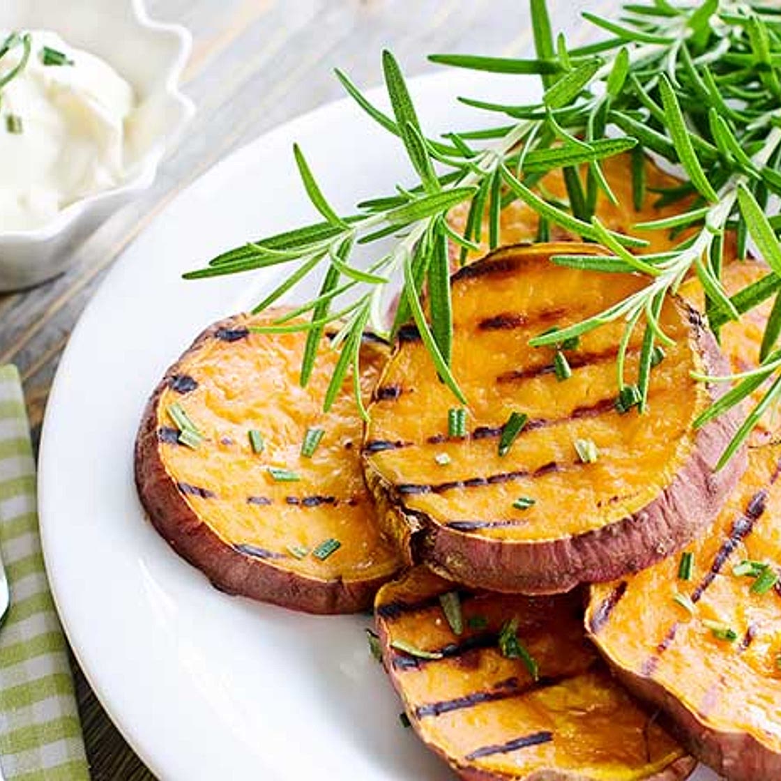 Grilled Sweet Potatoes