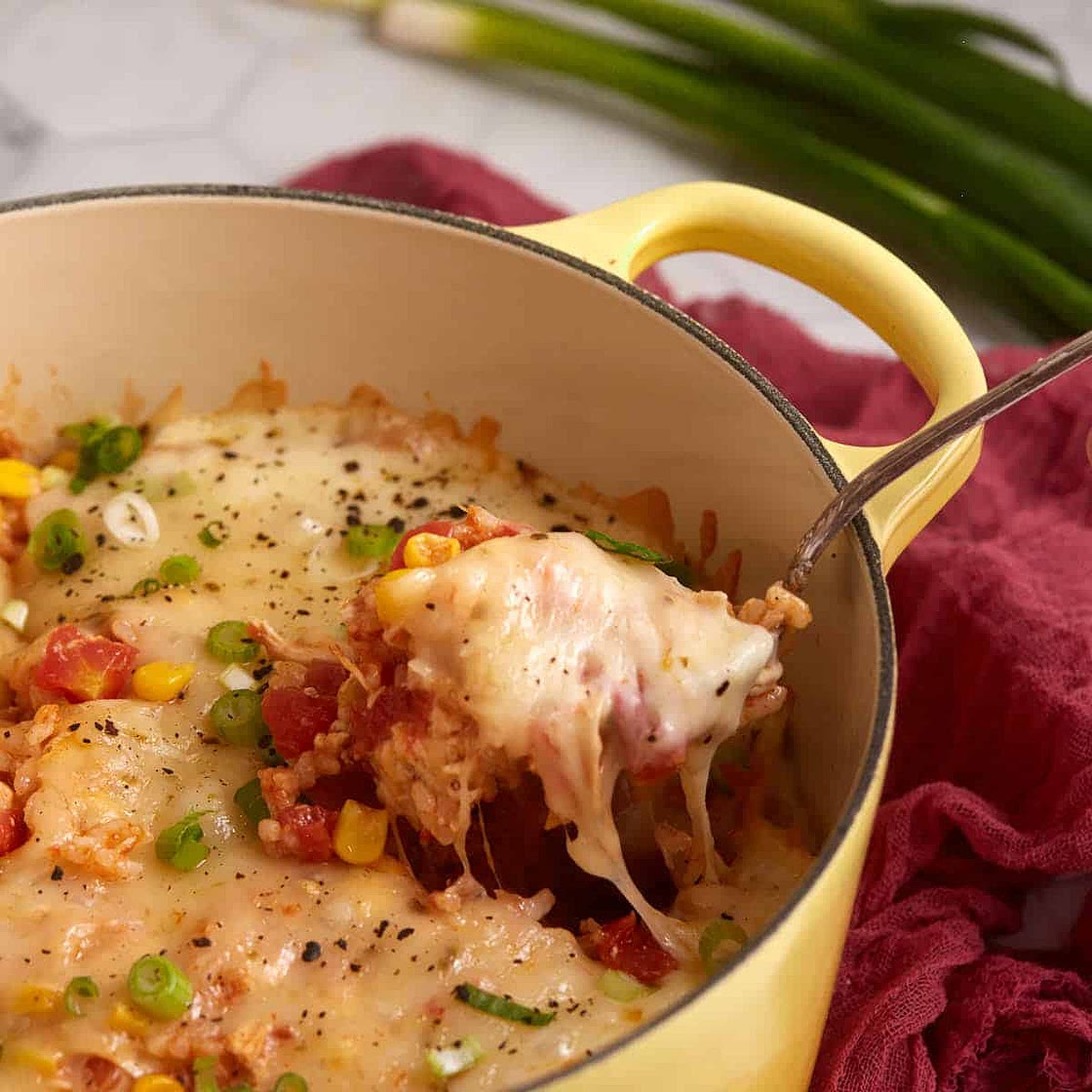 One Pot Southwest Chicken and Rice Casserole