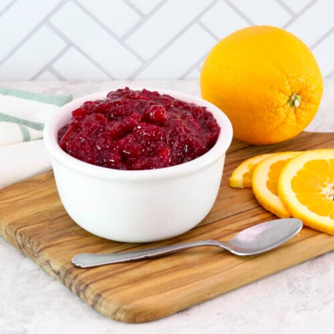 Boozy Orange Cranberry Sauce