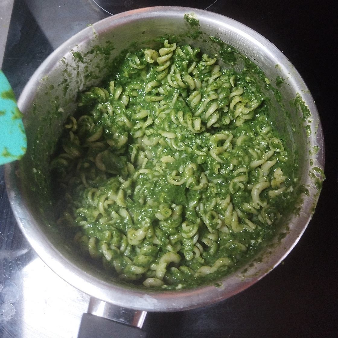 Pâtes au Pesto d'épinards