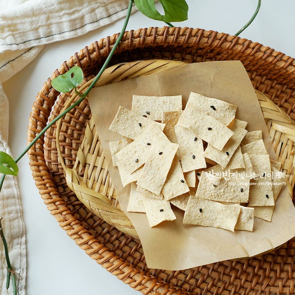 포두부 요리 에어프라이어 쌈두부 다이어트 두부과자 만들기