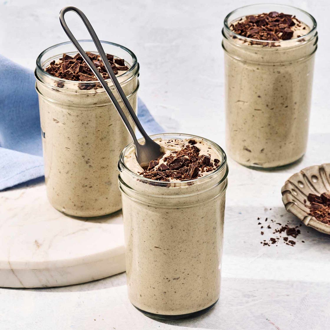 High-Protein Peanut Butter Cookie Dough Overnight Oats