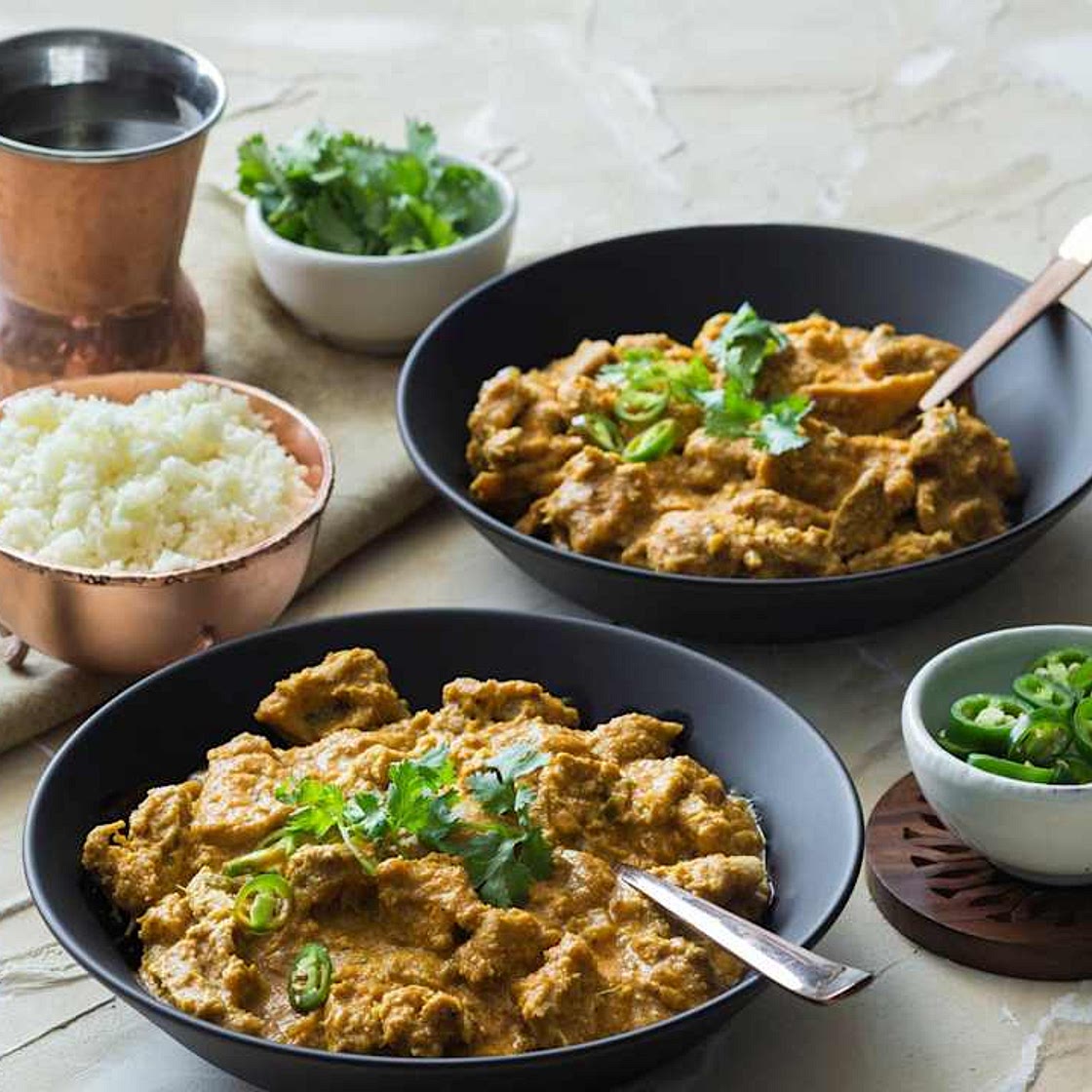 Creamy coconut chicken curry (TM6)
