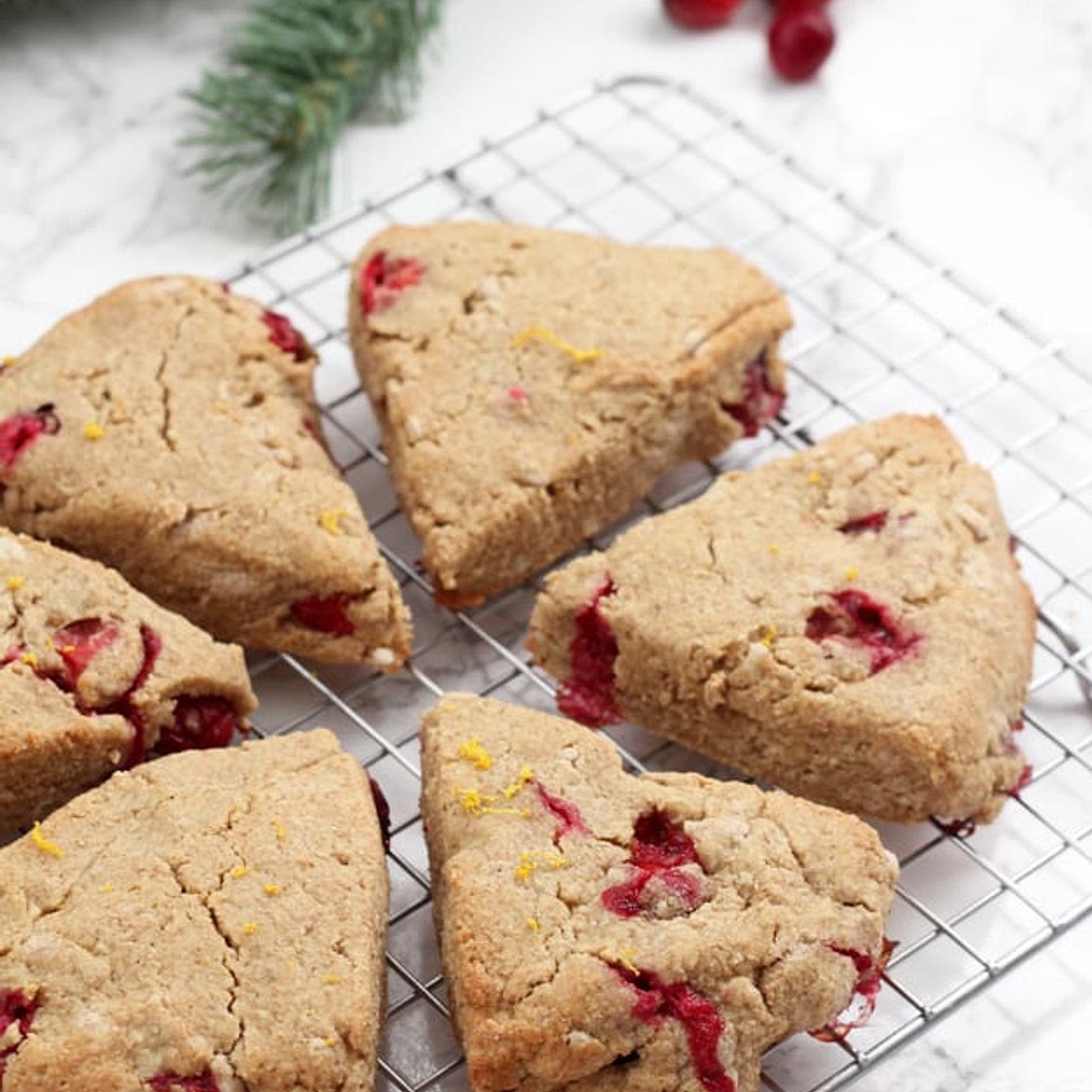 Orange Cranberry Scones (Paleo & AIP)