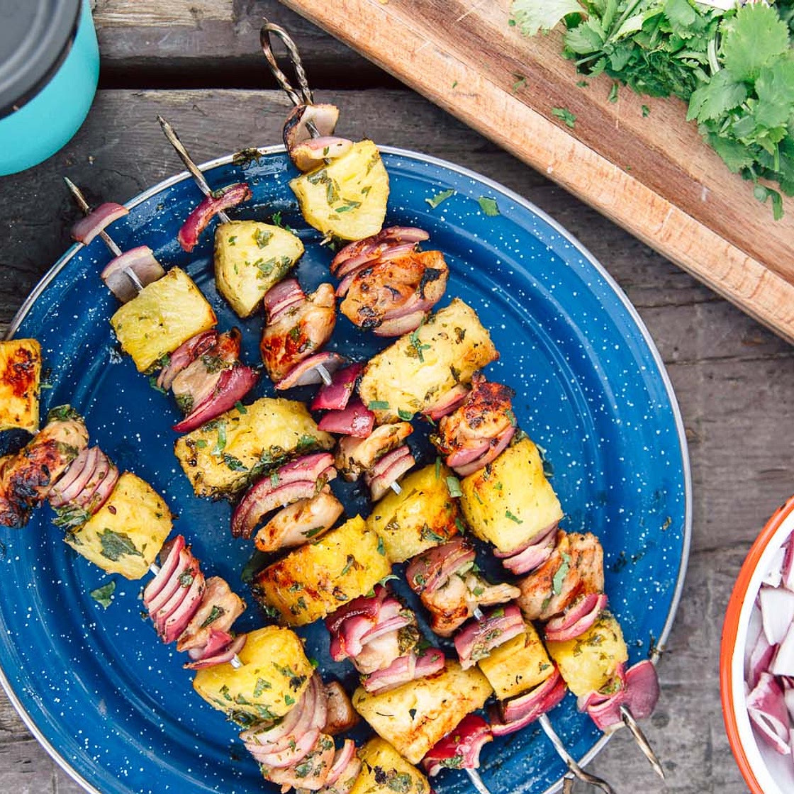 Pineapple Chicken Kabobs