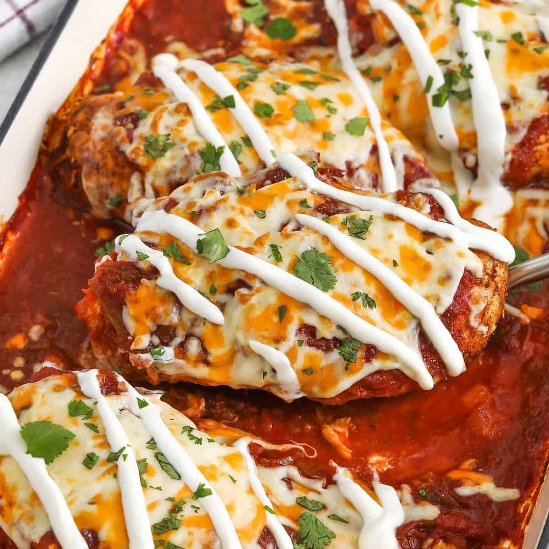 Baked Salsa Chicken