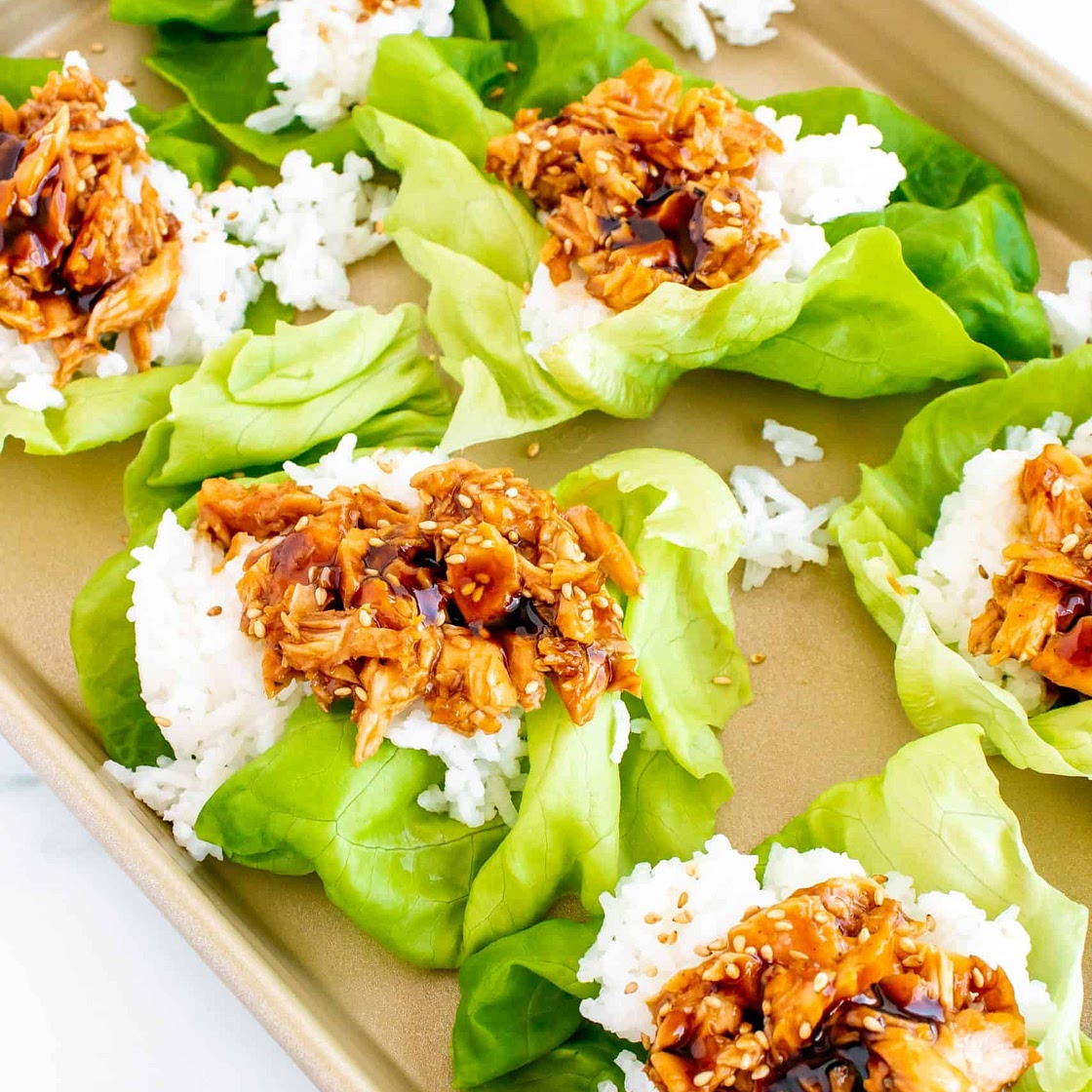 Salmon Lettuce Wraps