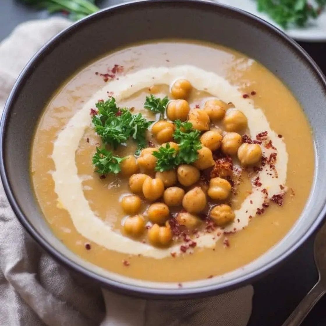Creamy Zucchini & Sweet Potato Soup
