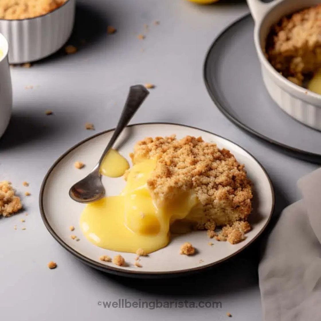 Easy Mary Berry Apple Crumble With Lemon Curd
