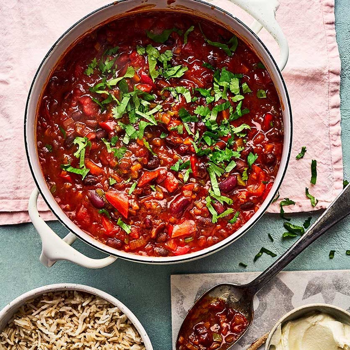 Easy vegetarian chilli