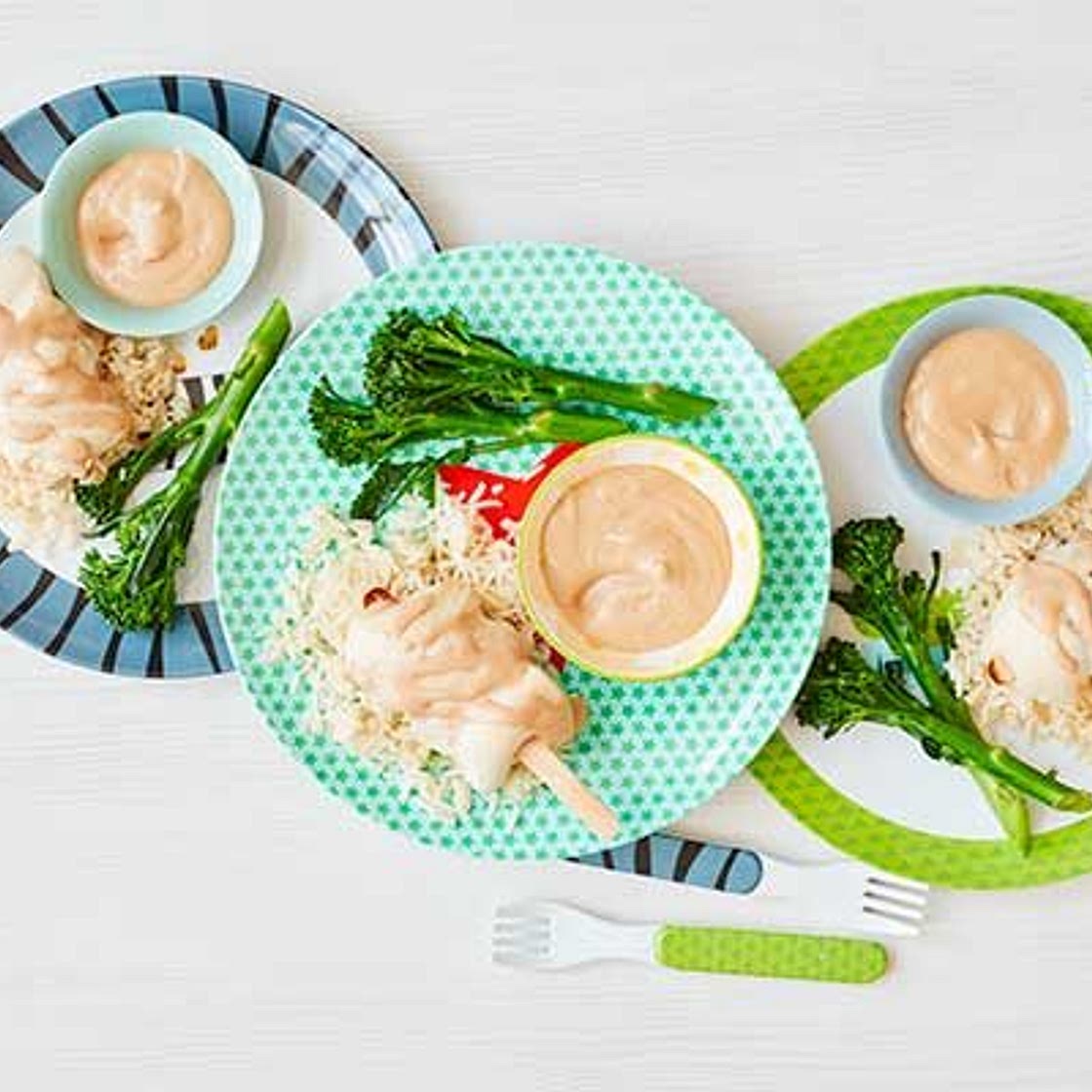 Toddler recipe: Chicken cashew satay on lolly sticks