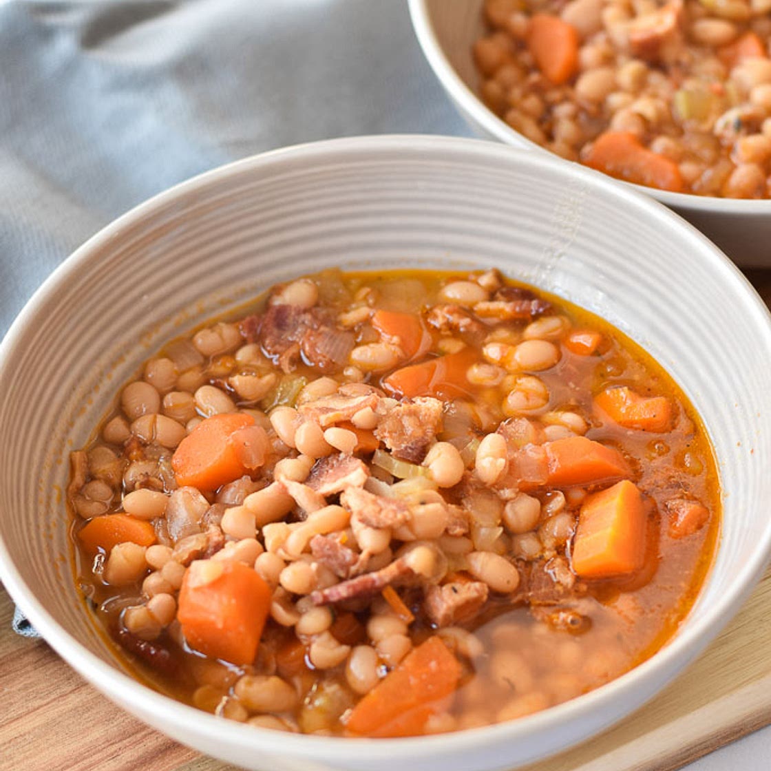 Instant Pot Bean and Bacon Soup