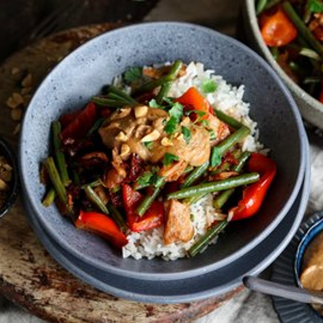 Vegan Gado Gado with Sun-Dried Tomatoes