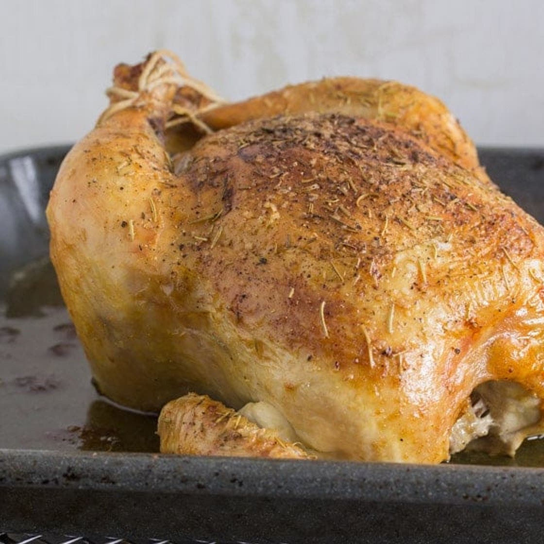Low FODMAP Orange Rosemary Roast Chicken