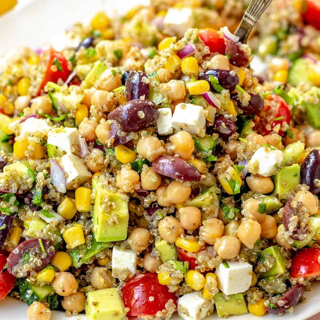 Quinoa Chickpea Salad