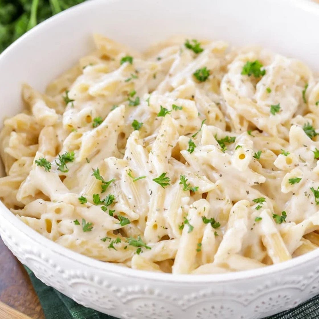 White Sauce Penna Pasta