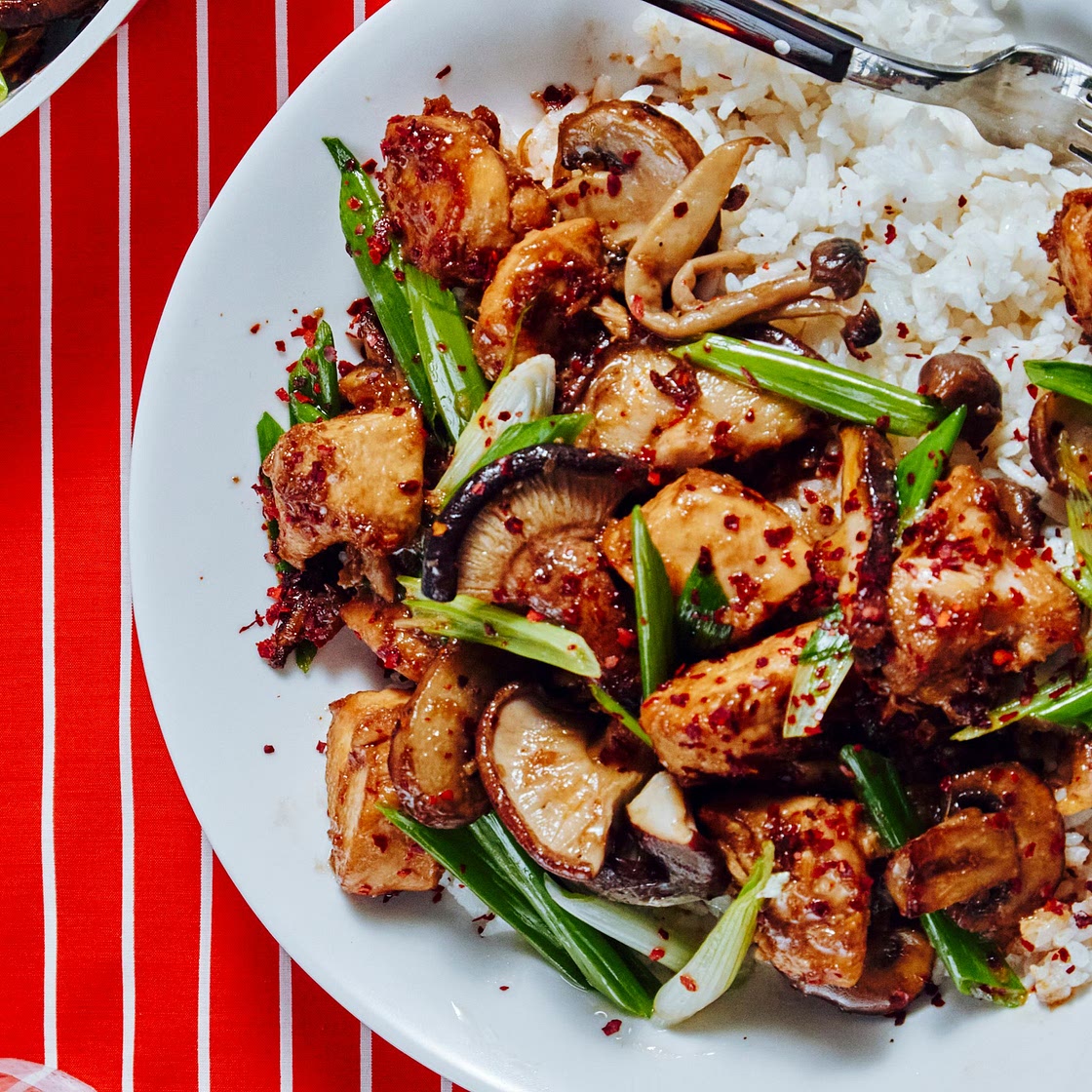 Chicken and Mushroom Stir-Fry